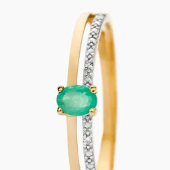 Bague Emeald Is The New Black Or Jaune Emeraude Diamant|Marc Orian Online