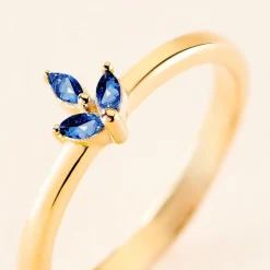 Bague Erma Plaqué Or Doré Oxyde De Zirconium|Marc Orian Clearance