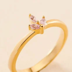 Bague Erma Plaqué Or Doré Oxyde De Zirconium|Marc Orian Outlet