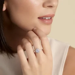 Bague Eryne Argent Blanc Oxyde De Zirconium|Marc Orian Outlet