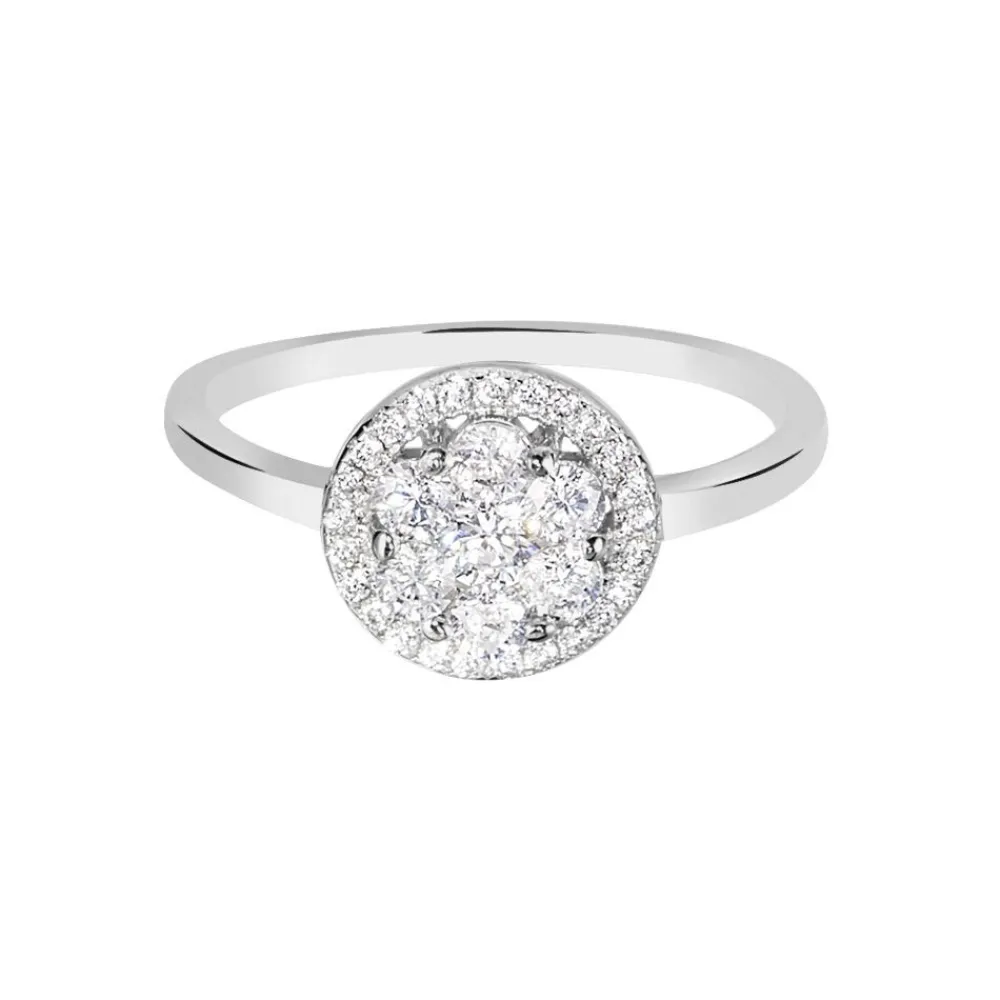 Bague Eryne Argent Blanc Oxyde De Zirconium|Marc Orian Outlet