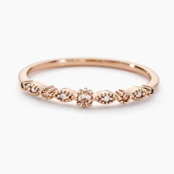 Bague Eugenie Argent Rose Oxyde De Zirconium