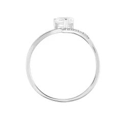 Bague Eva Or Blanc Oxyde De Zirconium|Marc Orian Sale