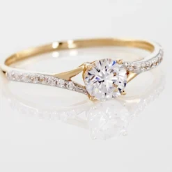 Bague Evita Or Jaune Oxyde De Zirconium|Marc Orian Discount