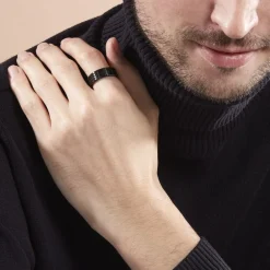 Bague Fabio Acier Noir|Marc Orian Clearance