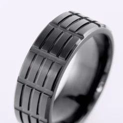 Bague Fabio Acier Noir|Marc Orian Clearance