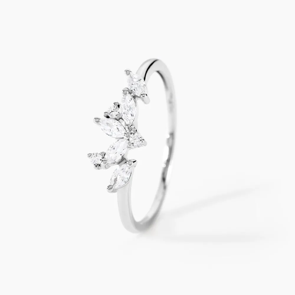 Bague Feeria Argent Blanc Oxyde De Zirconium|Marc Orian New