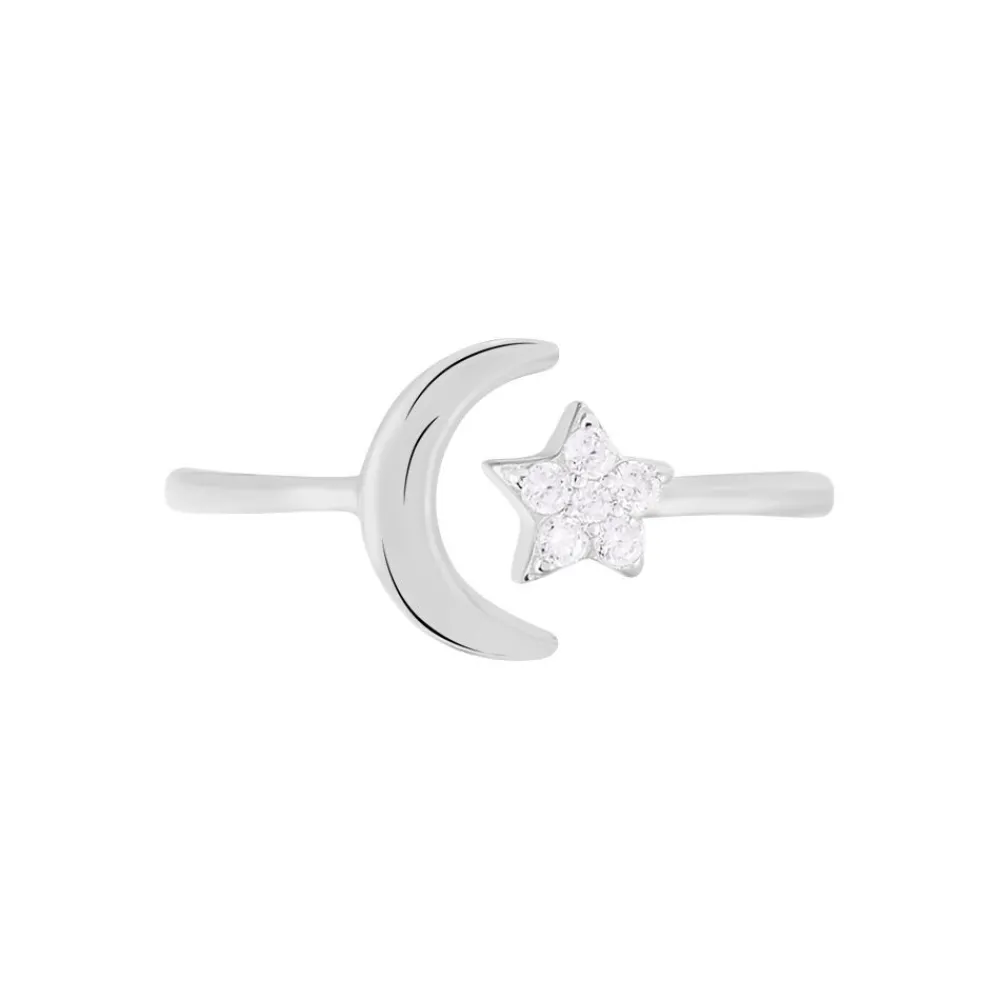 Bague Feeria Argent Blanc Oxyde De Zirconium|Marc Orian Online