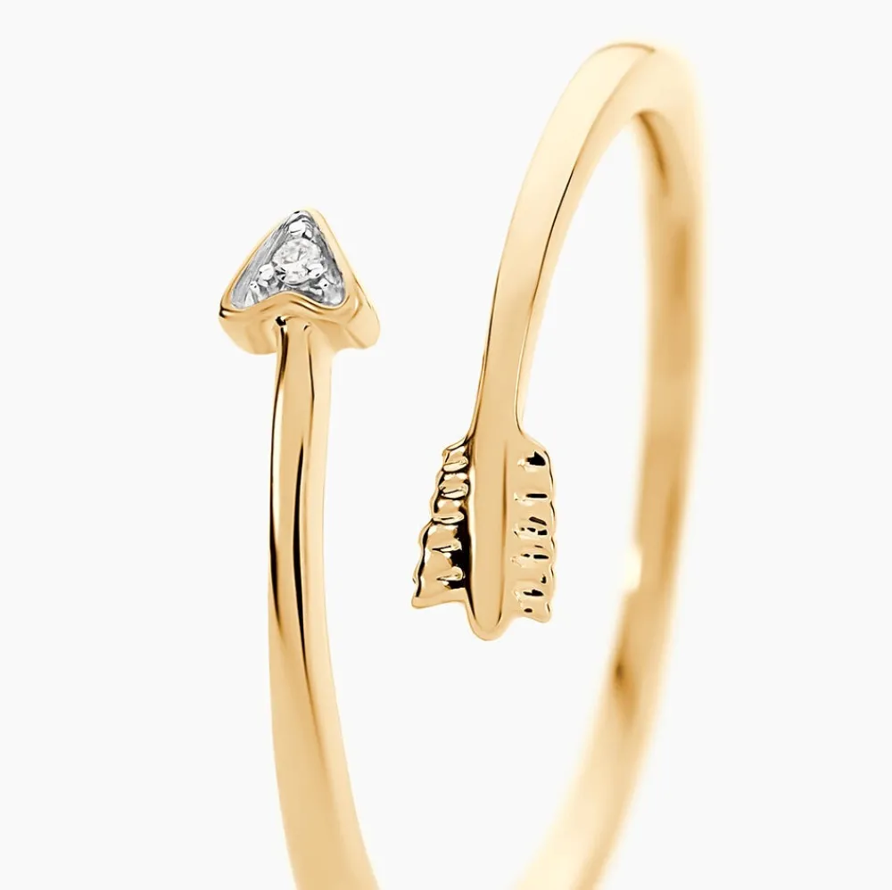 Bague Fiorenzo Or Jaune Diamant|Marc Orian Discount