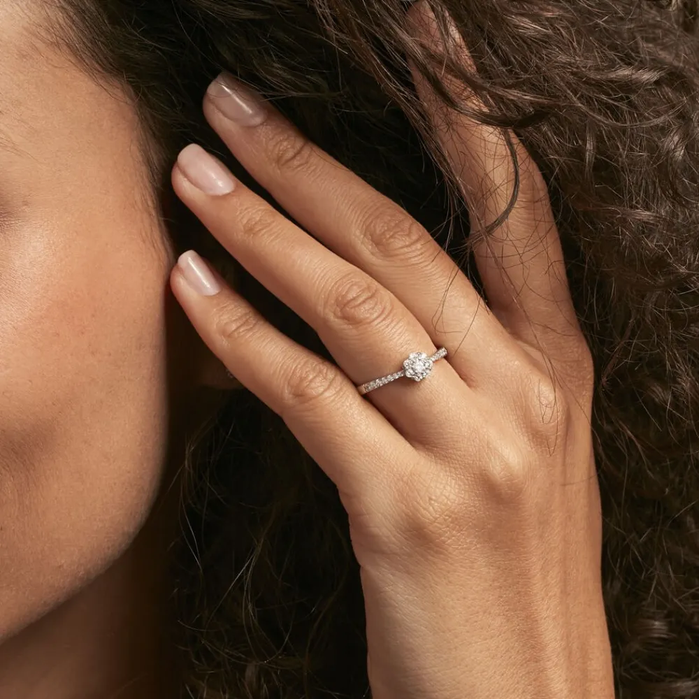 Bague Firmin Argent Blanc Oxyde De Zirconium|Marc Orian Hot