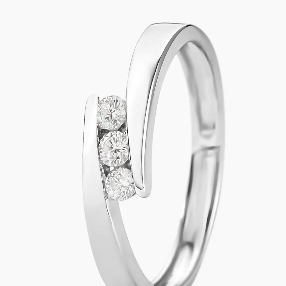 Bague Galya Or Blanc Diamant