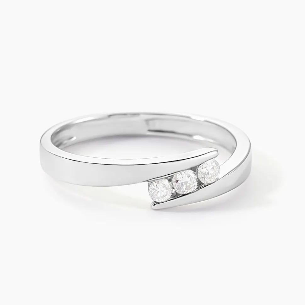 Bague Galya Or Blanc Diamant