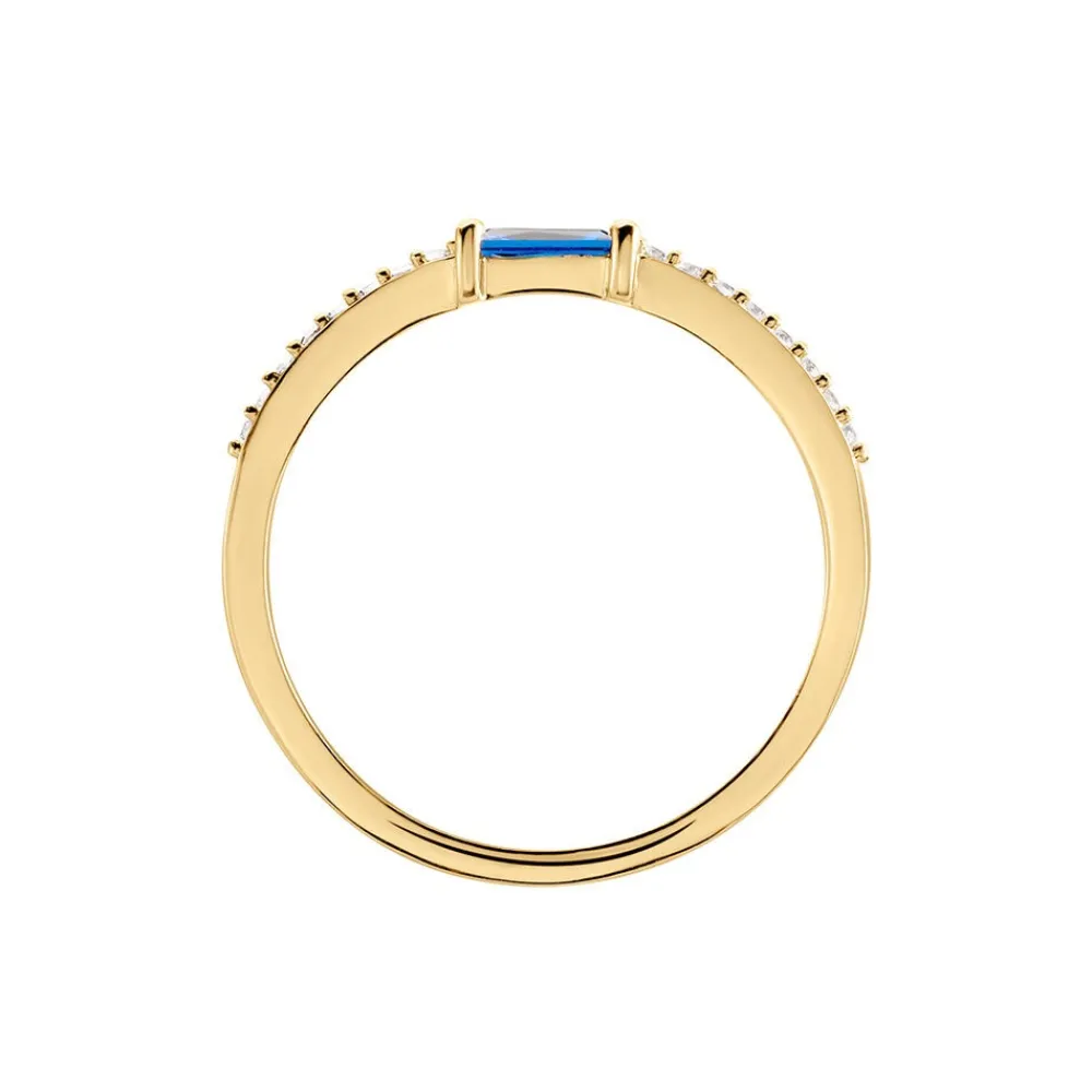 Bague Gamboa Plaqué Or Jaune Verre Oxyde De Zirconium|Marc Orian Discount