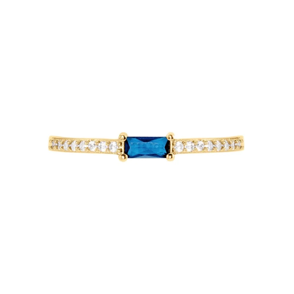 Bague Gamboa Plaqué Or Jaune Verre Oxyde De Zirconium|Marc Orian Discount