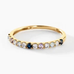 Bague Garden Or Jaune Améthyste Topaze