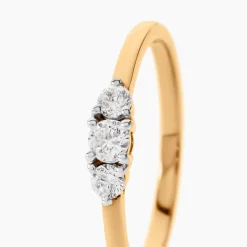 Bague Georgia Plaqué Or Jaune Oxyde De Zirconium|Marc Orian Clearance