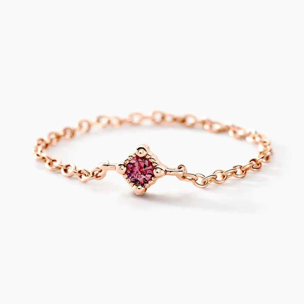 Bague Gily Argent Rose Oxyde De Zirconium|Marc Orian New