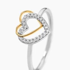 Bague Gine Or Jaune Argent Blanc Oxyde De Zirconium|Marc Orian Hot