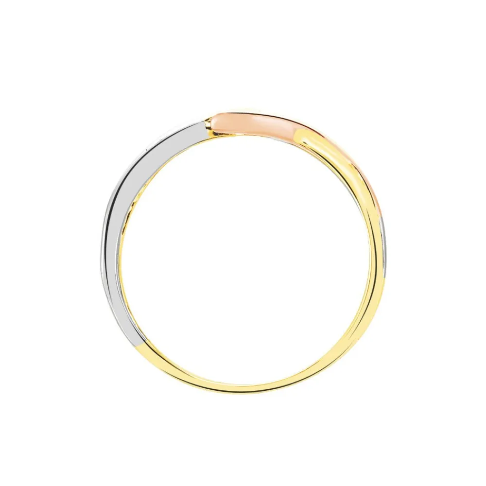 Bague Giusta Or Tricolore Diamant|Marc Orian Online