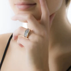Bague Guerline Plaqué Or Jaune Oxyde De Zirconium|Marc Orian New