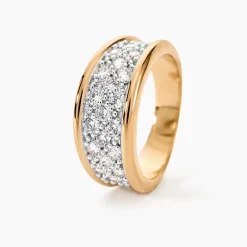 Bague Guerline Plaqué Or Jaune Oxyde De Zirconium|Marc Orian New