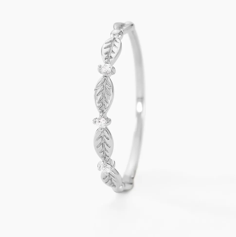 Bague Gypsiee Argent Blanc Oxyde De Zirconium