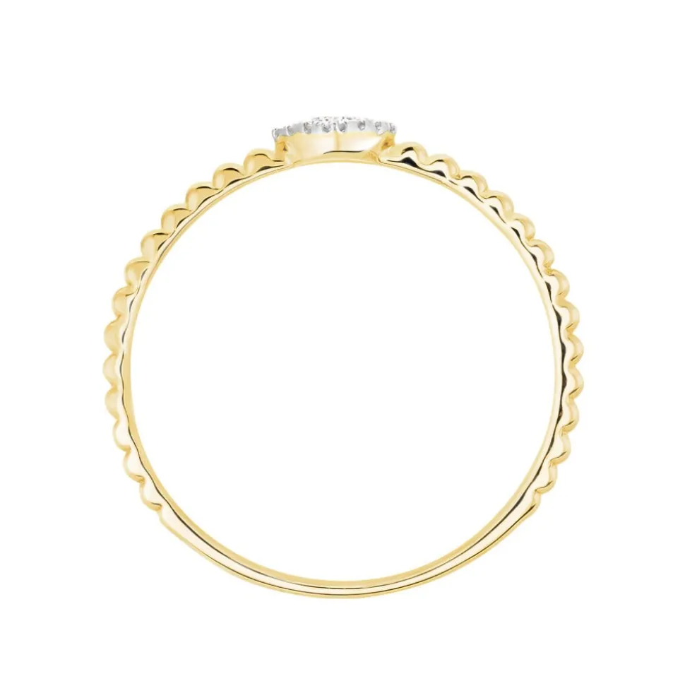 Bague Hanadi Or Jaune Diamant