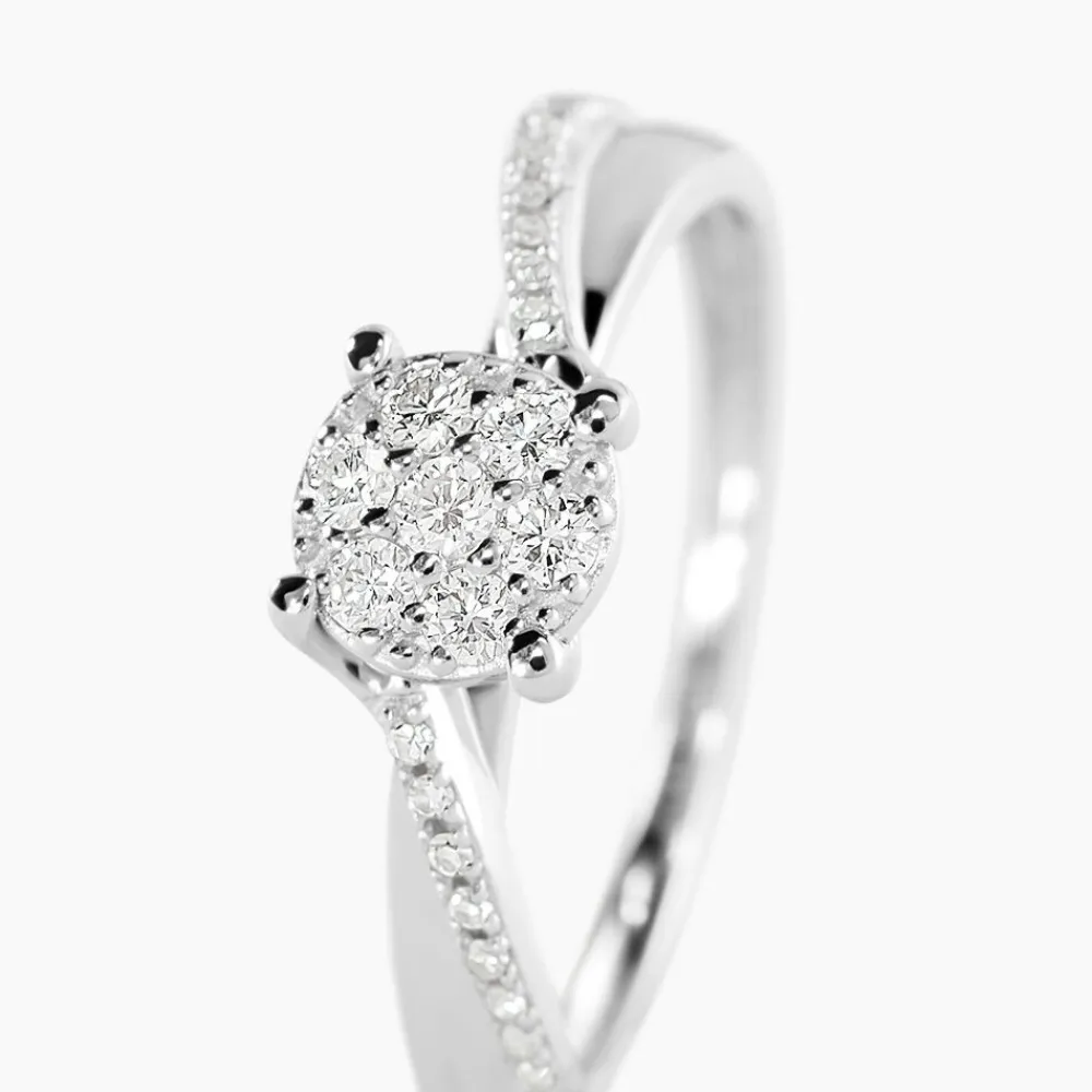 Bague Hebe Or Blanc Diamant|Marc Orian Best