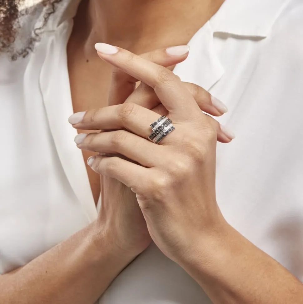 Bague Heldea Or Blanc Diamant