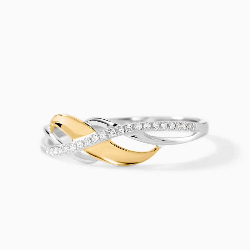 Bague Helene Or Bicolore Diamant|Marc Orian