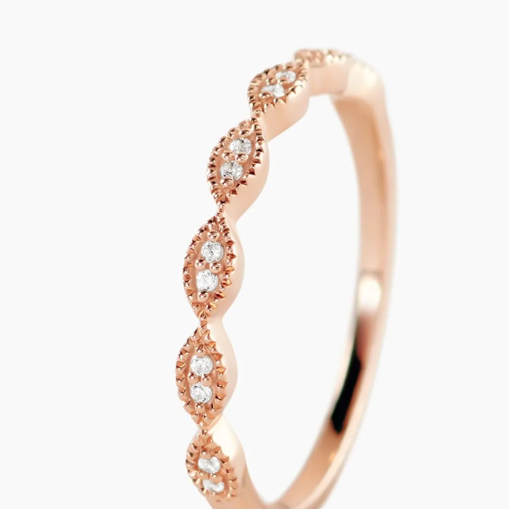 Bague Hestia Or Rose Oxyde De Zirconium|Marc Orian Online