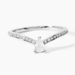 Bague Hyman Argent Blanc Oxyde De Zirconium|Marc Orian Clearance