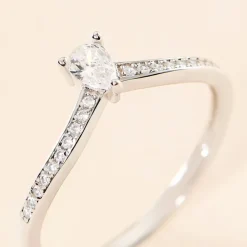 Bague Hyman Argent Blanc Oxyde De Zirconium|Marc Orian Clearance