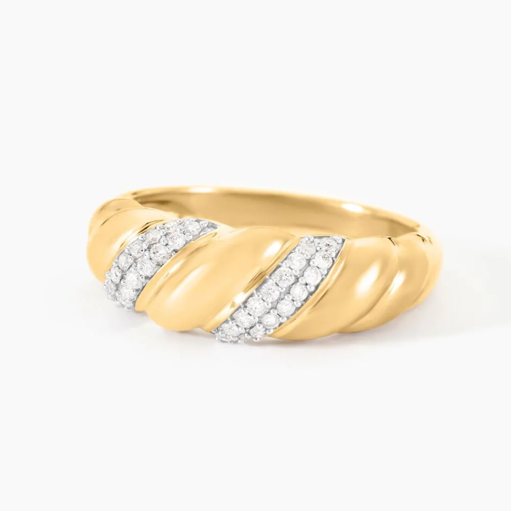 Bague Ignasi Or Jaune Diamant|Marc Orian Hot