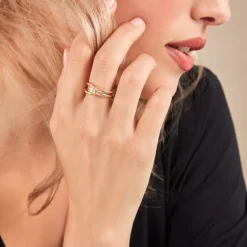 Bague Infinitude Plaqué Or Doré|Marc Orian Sale
