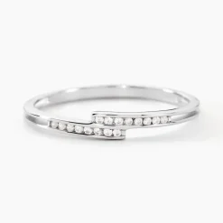 Bague Iryna Argent Blanc Oxyde De Zirconium|Marc Orian Sale