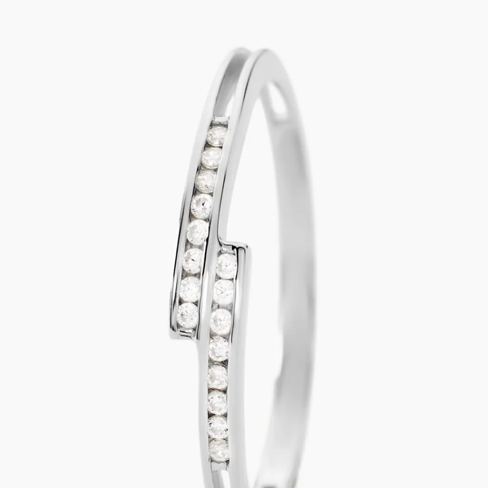 Bague Iryna Argent Blanc Oxyde De Zirconium|Marc Orian Sale