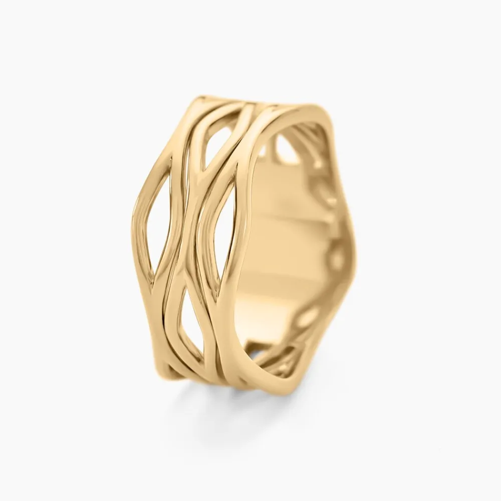 Bague Iza Plaque Or Jaune|Marc Orian New