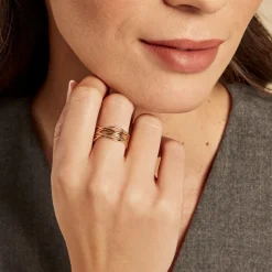 Bague Iza Plaque Or Jaune|Marc Orian New