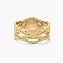 Bague Iza Plaque Or Jaune|Marc Orian New