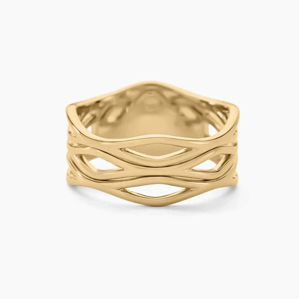Bague Iza Plaque Or Jaune|Marc Orian New