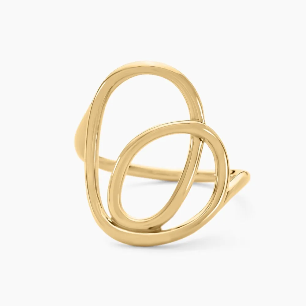 Bague Iza Plaque Or Jaune|Marc Orian Sale