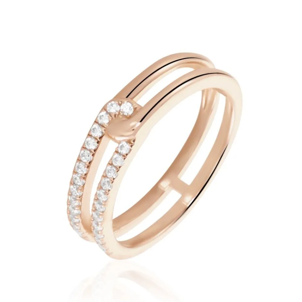 Bague Jessie Argent Rose Oxyde De Zirconium|Marc Orian