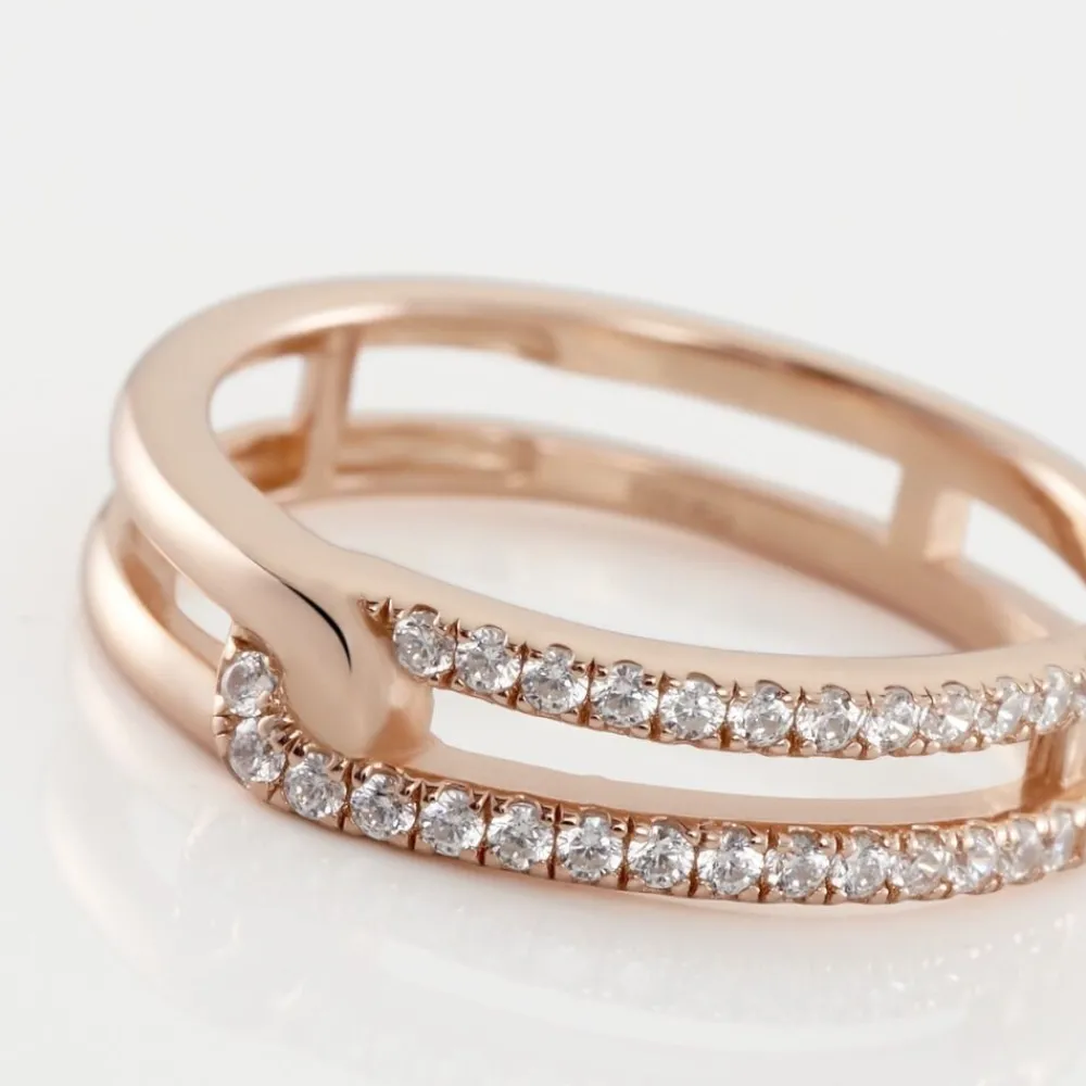 Bague Jessie Argent Rose Oxyde De Zirconium|Marc Orian