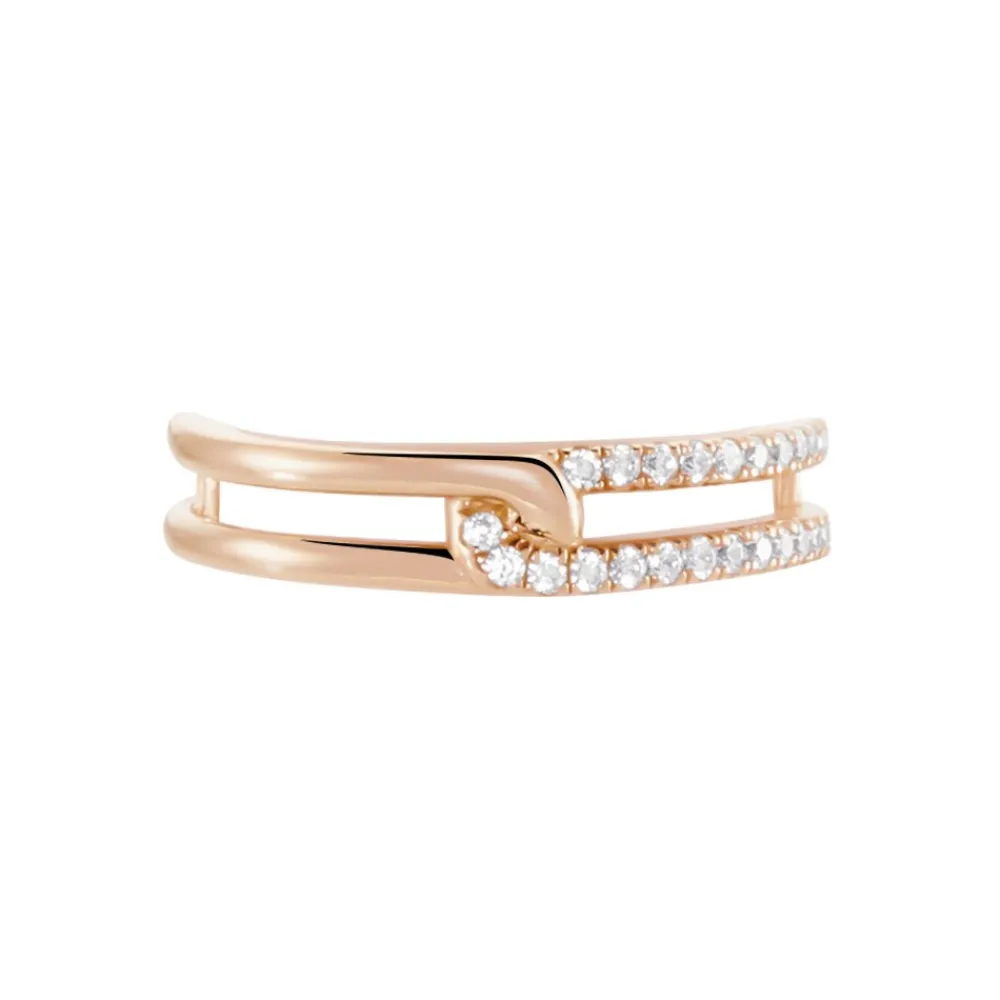 Bague Jessie Argent Rose Oxyde De Zirconium|Marc Orian