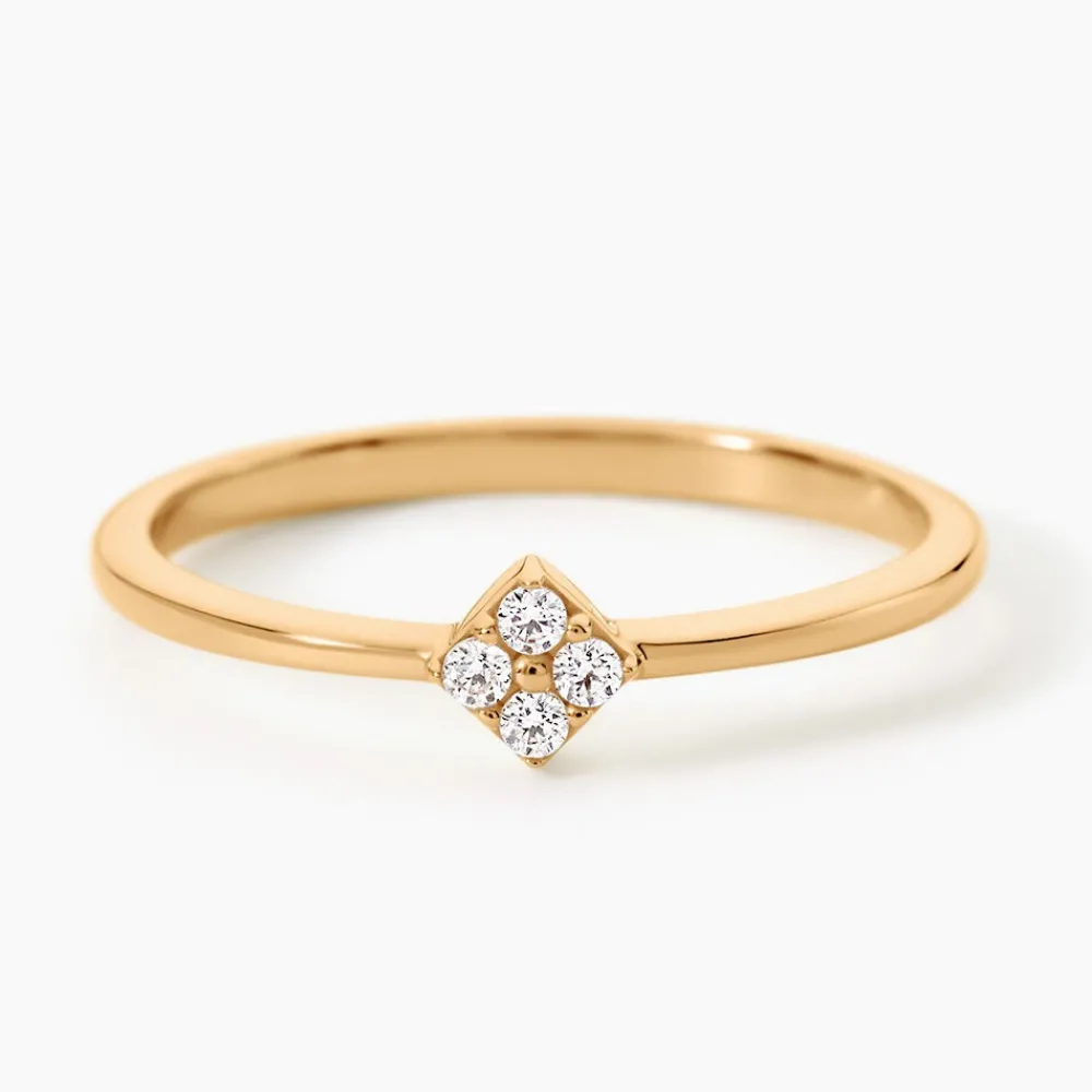 Bague Jil Plaqué Or Jaune Oxyde De Zirconium|Marc Orian Best