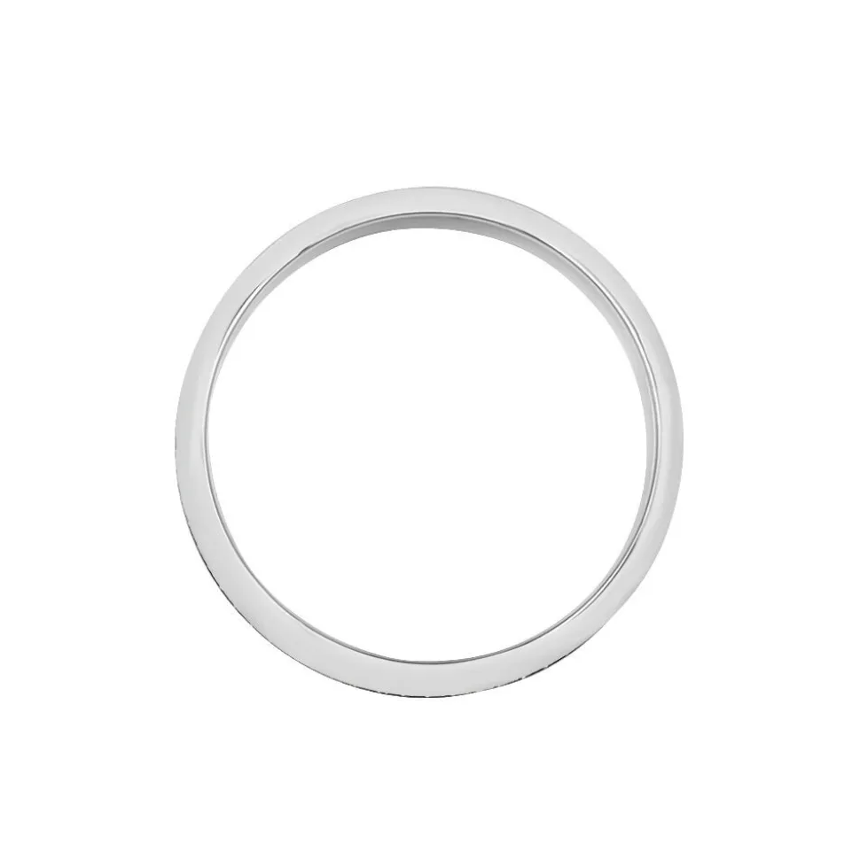 Bague Jonc Maewen Acier Blanc