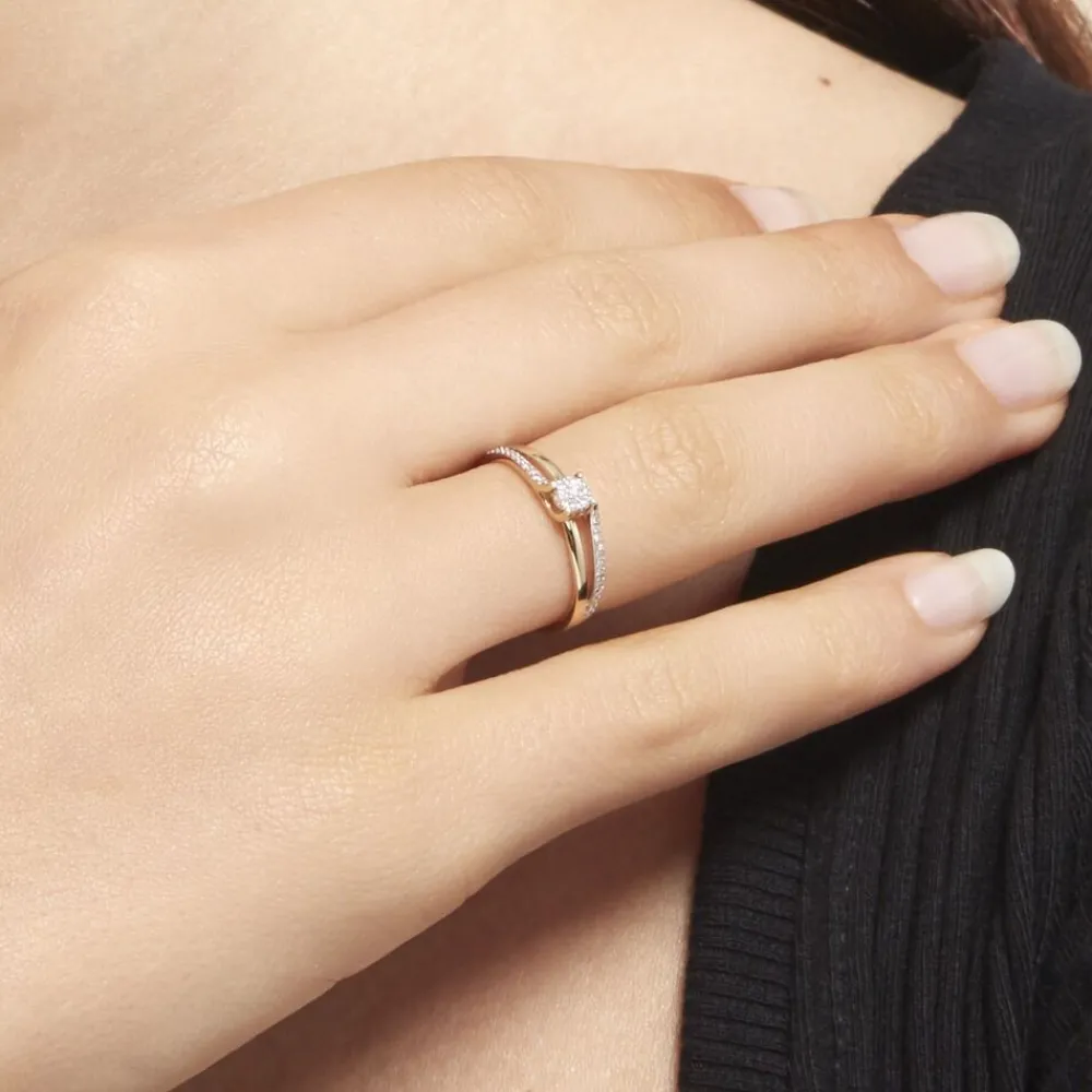 Bague Josane Or Jaune Diamant|Marc Orian Outlet