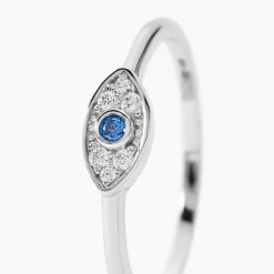 Bague Josue Argent Blanc Oxyde De Zirconium|Marc Orian