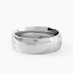 Bague Jourdan Acier Blanc
